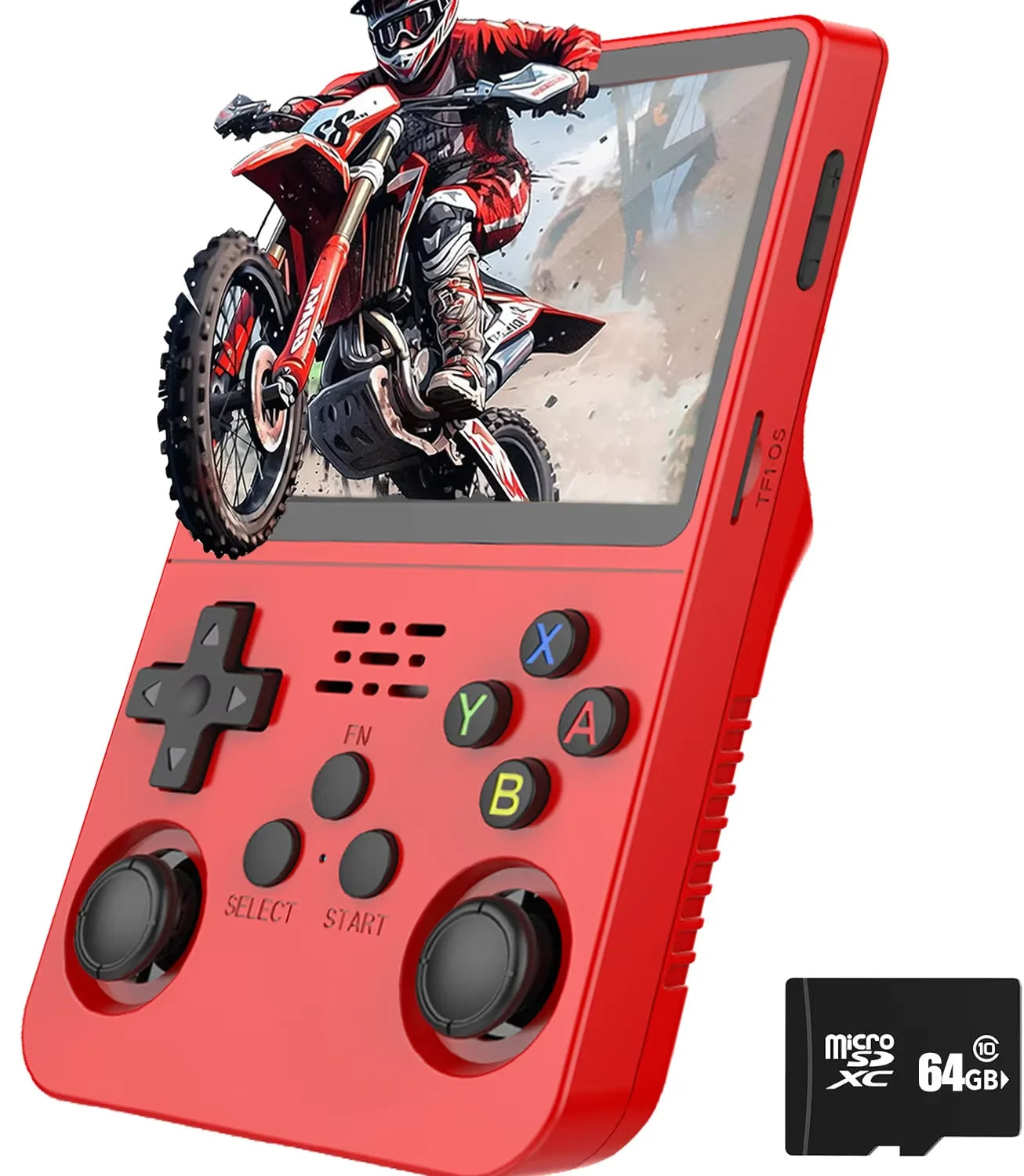 R36S Retro Handheld Game Console – 3.5” IPS Screen, 20,000+ Classic Games, ArkOS 2.0, Portable Video Player (64GB/128GB)