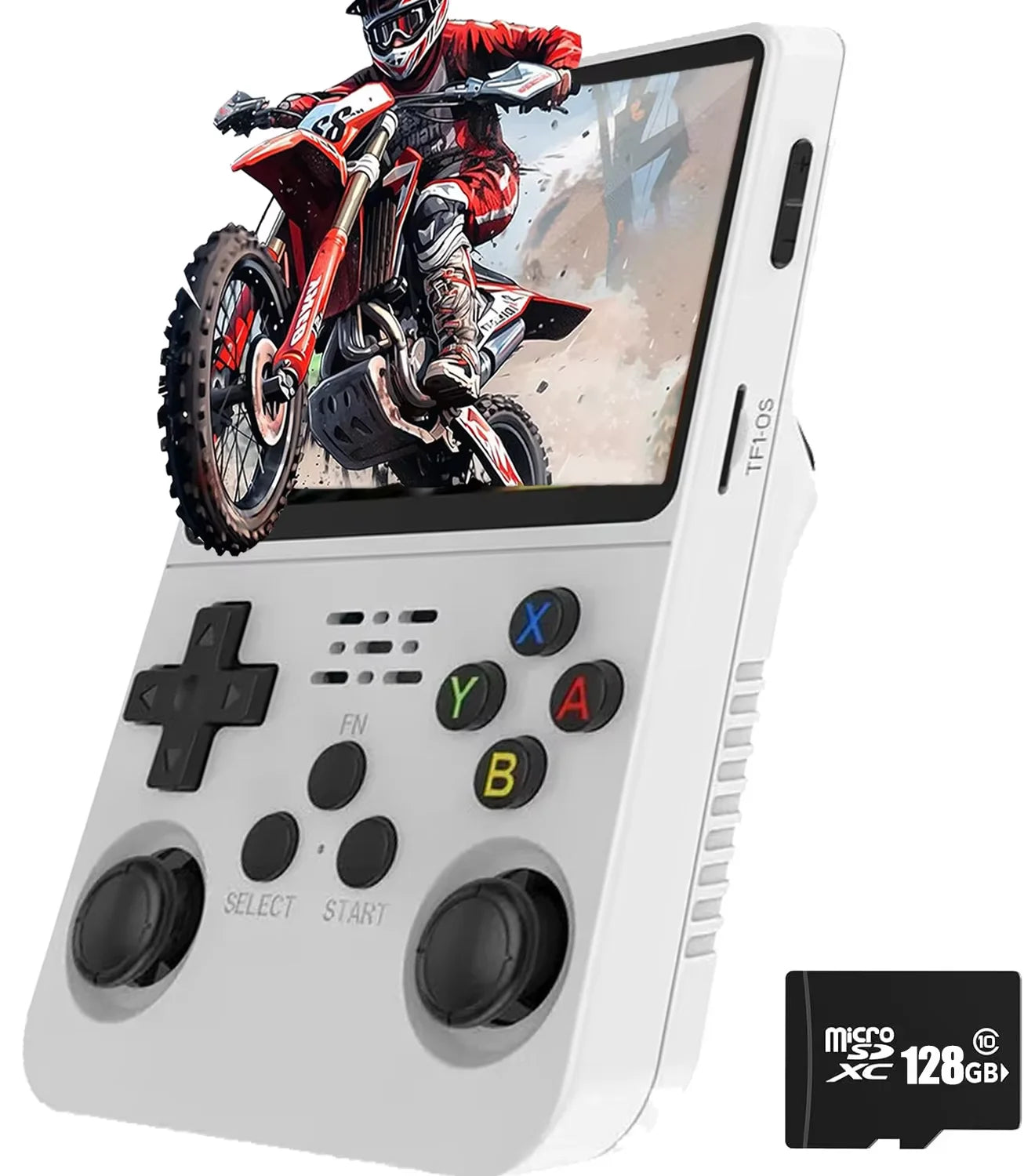 R36S Retro Handheld Game Console – 3.5” IPS Screen, 20,000+ Classic Games, ArkOS 2.0, Portable Video Player (64GB/128GB)