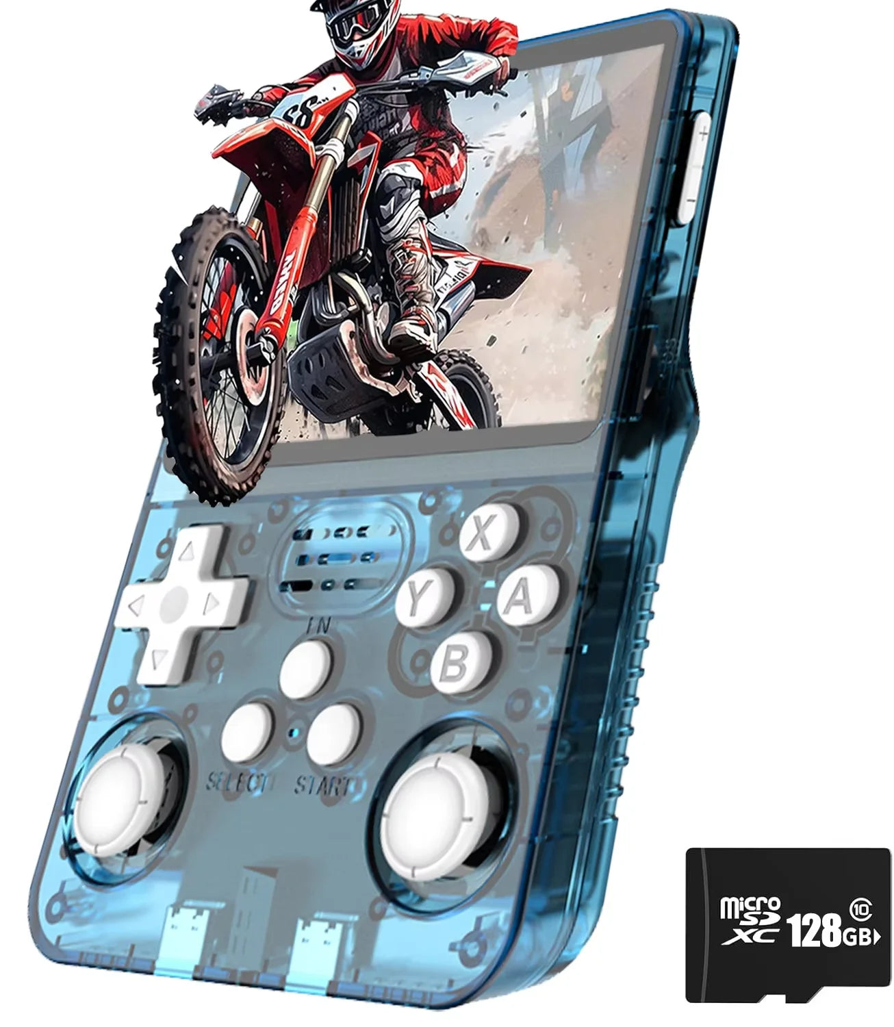 R36S Retro Handheld Game Console – 3.5” IPS Screen, 20,000+ Classic Games, ArkOS 2.0, Portable Video Player (64GB/128GB)