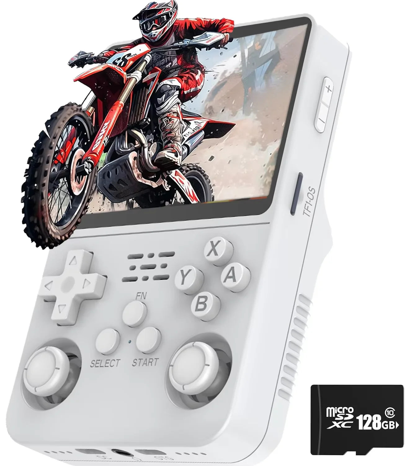R36S Retro Handheld Game Console – 3.5” IPS Screen, 20,000+ Classic Games, ArkOS 2.0, Portable Video Player (64GB/128GB)