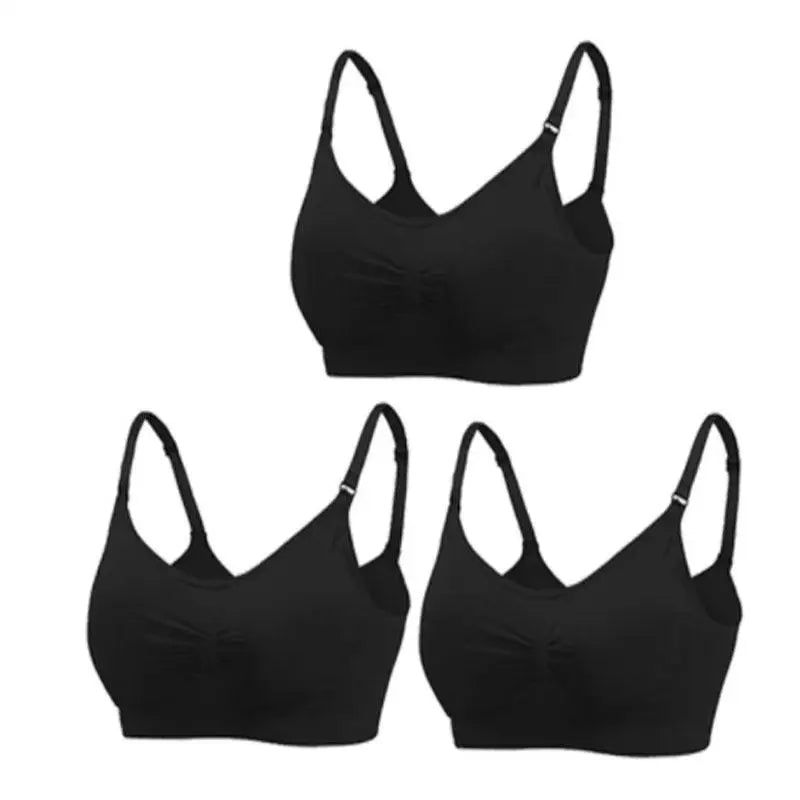 1/3pcs Wirefree Maternity Nursing Bras β Breathable Breastfeeding Bra for Pregnant Women