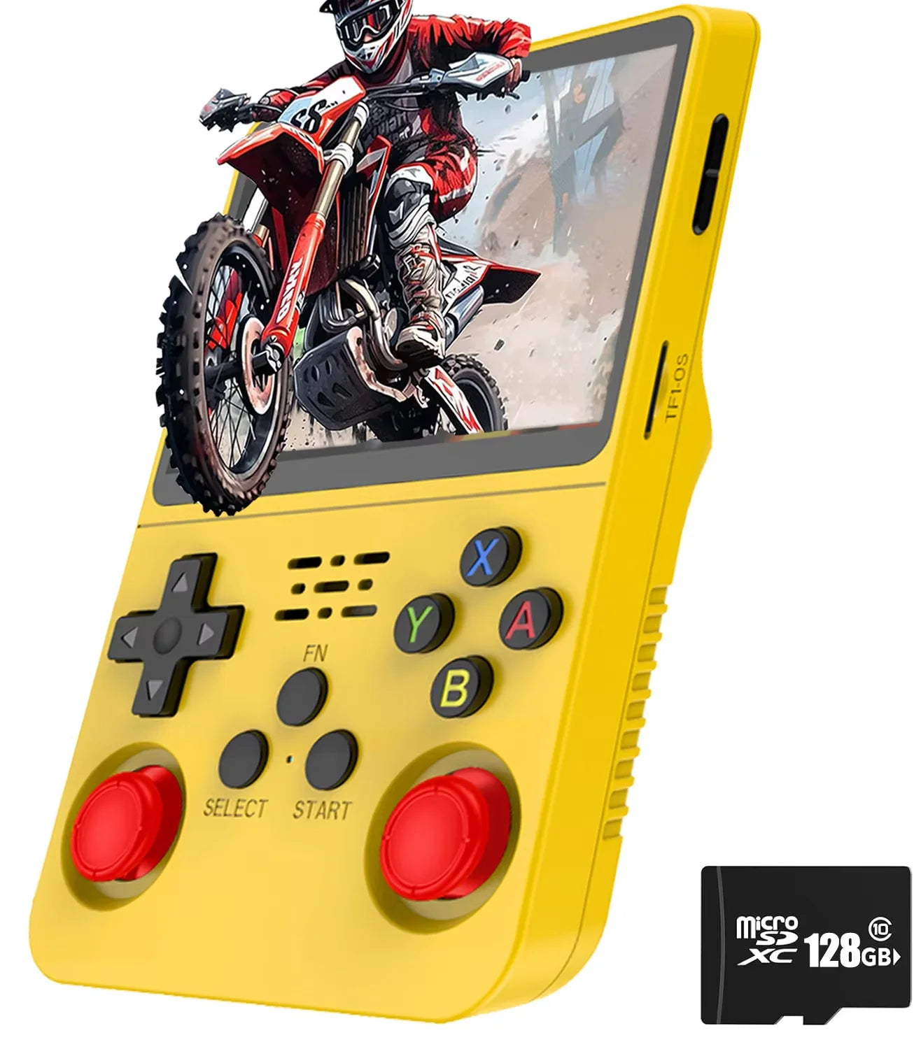 R36S Retro Handheld Game Console – 3.5” IPS Screen, 20,000+ Classic Games, ArkOS 2.0, Portable Video Player (64GB/128GB)