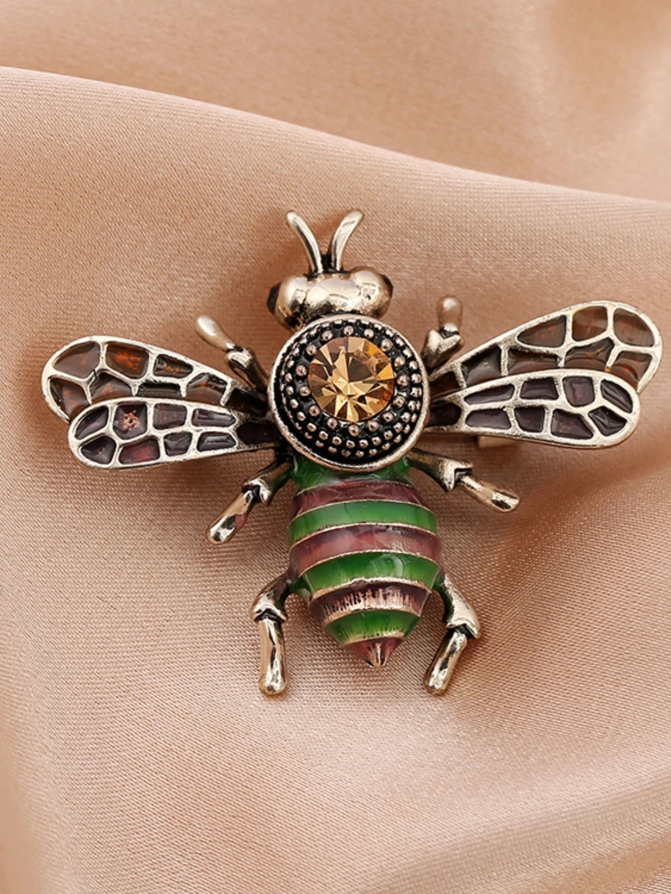 Women’s Fashion Pearl & Crystal Bee Brooch Pin – Trendy Personalized Jewelry Gift (Multiple Variants)