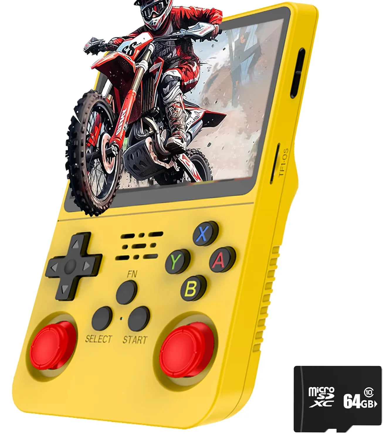 R36S Retro Handheld Game Console – 3.5” IPS Screen, 20,000+ Classic Games, ArkOS 2.0, Portable Video Player (64GB/128GB)