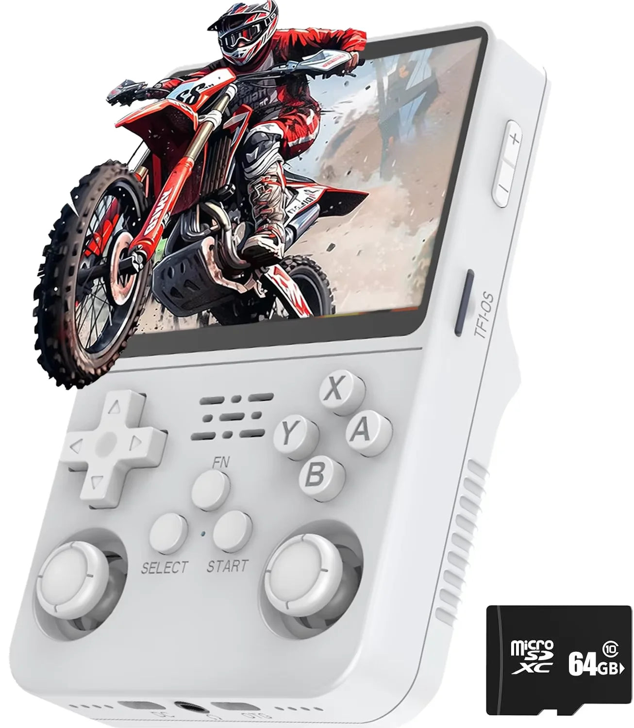 R36S Retro Handheld Game Console – 3.5” IPS Screen, 20,000+ Classic Games, ArkOS 2.0, Portable Video Player (64GB/128GB)