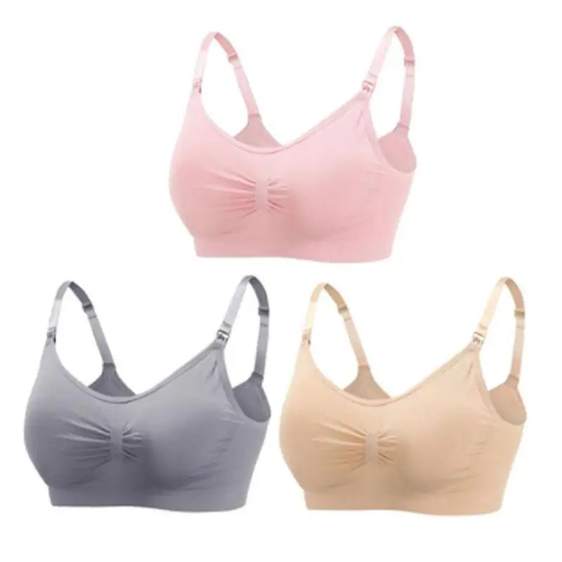 1/3pcs Wirefree Maternity Nursing Bras β Breathable Breastfeeding Bra for Pregnant Women
