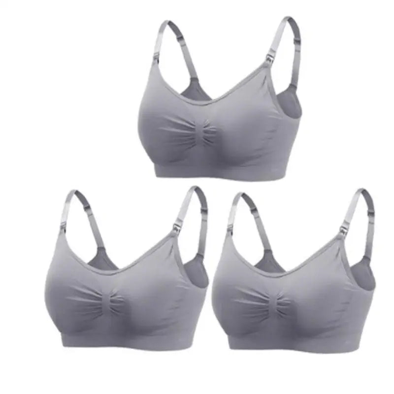 1/3pcs Wirefree Maternity Nursing Bras β Breathable Breastfeeding Bra for Pregnant Women