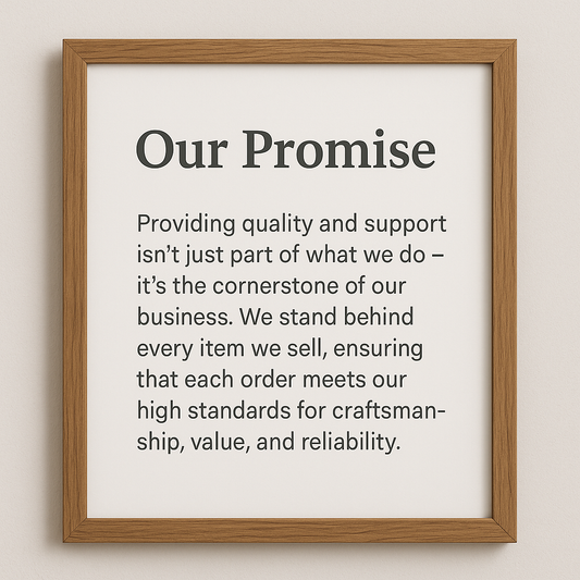 Our Promise: Quality, Care, and Support You Can Count On