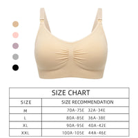 Plus Size Nursing Bra Breathable Seamless For Breastfeeding