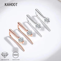 Moissanite Earrings – 925 Sterling Silver Fashion Jewelry for Women