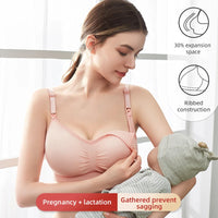 Plus Size Nursing Bra Breathable Seamless For Breastfeeding