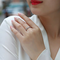 10 Pcs Small Moissanite Wedding Engagement Ring – S925 Silver Women’s Jewelry