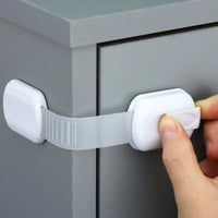 Baby Safety Lock Kit Cabinet Drawer Latches With Adhesive