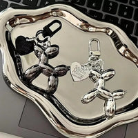 Y2K Balloon Dog Keychain – Punk Style Fashion Bag & Car Pendant