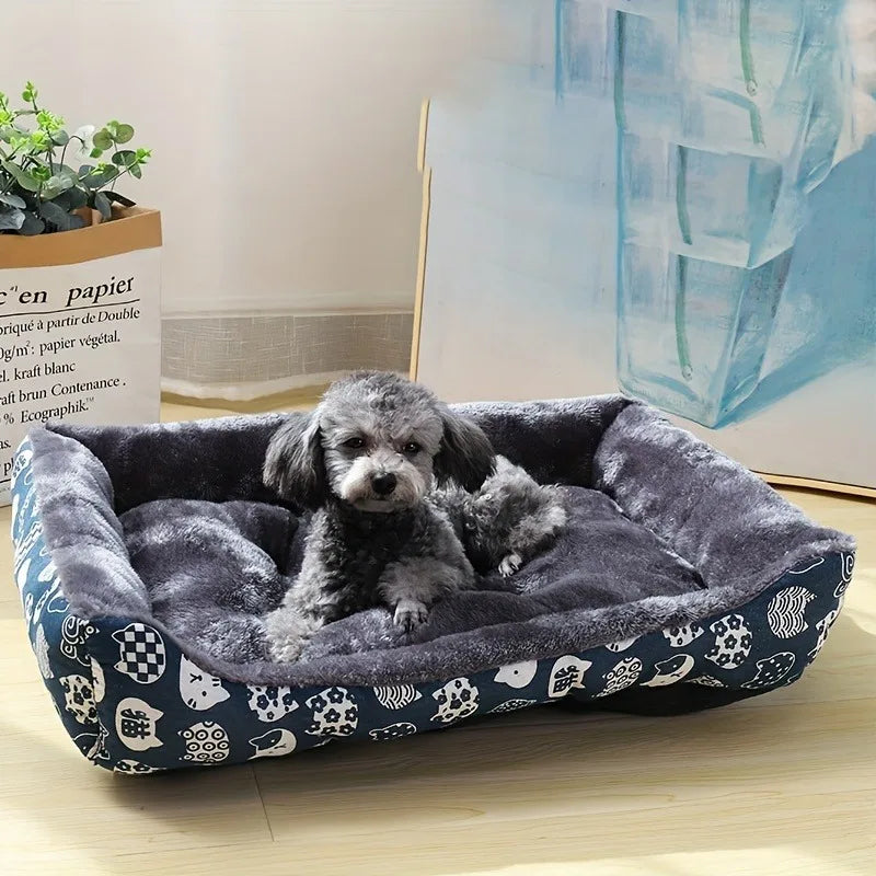Cozy Plush Pet Dog Bed Sofa Mat Non Slip Cushion All Sizes
