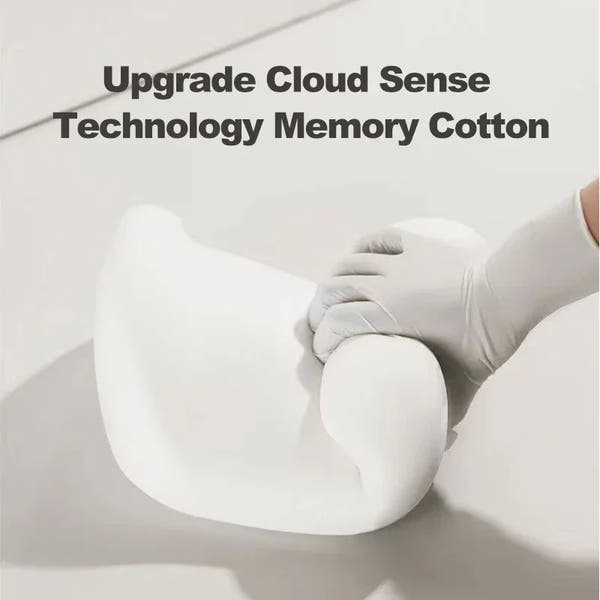 Memory Foam Car Neck Cushion & Lumbar Support Pillow – Universal Car Seat Comfort Accessories