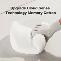 Memory Foam Car Neck Cushion & Lumbar Support Pillow – Universal Car Seat Comfort Accessories