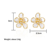 ZAKOL Flower Earrings – Korean Fashion Crystal Zircon Party Accessories for Women