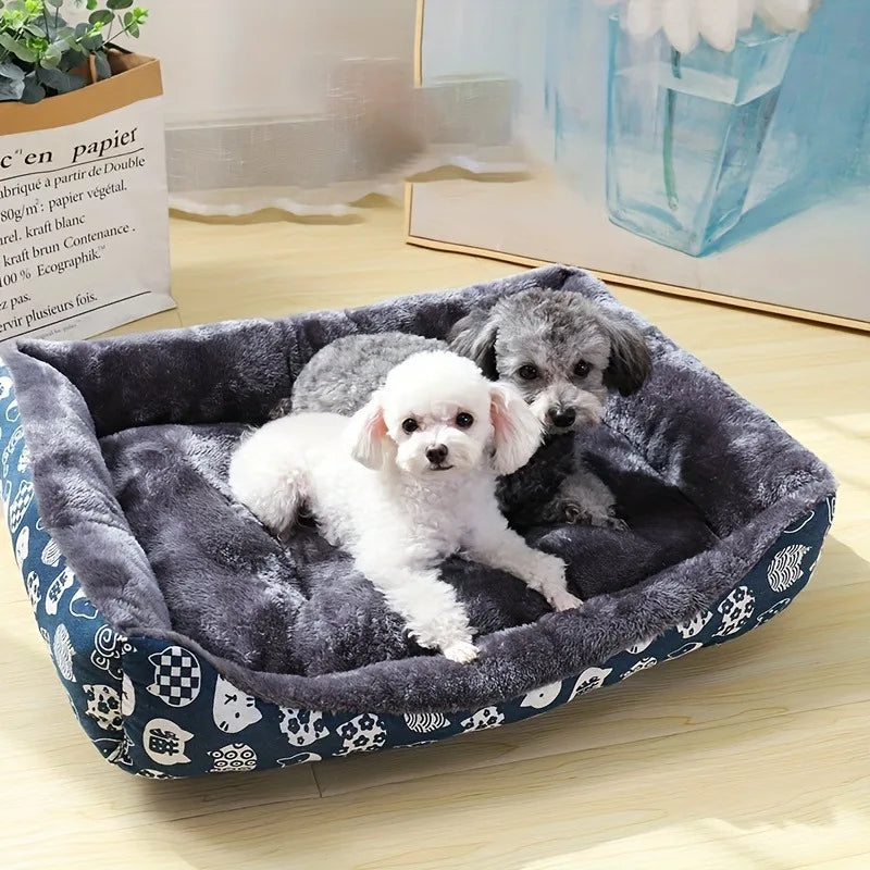Cozy Plush Pet Dog Bed Sofa Mat Non Slip Cushion All Sizes