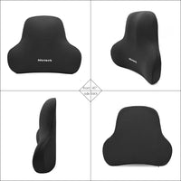 Memory Foam Car Neck Cushion & Lumbar Support Pillow – Universal Car Seat Comfort Accessories