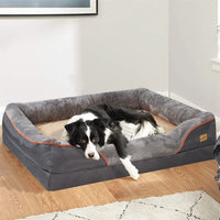 Jumbo Orthopedic Memory Foam Dog Bed With Washable Cover