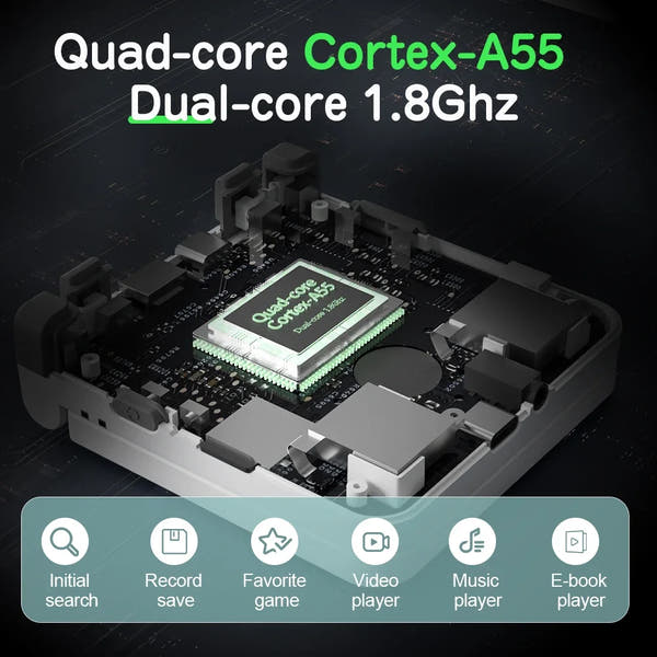 Miyoo Flip V2 Handheld Console 3.5 Inch IPS Screen Onion OS