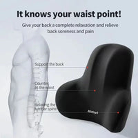 Memory Foam Car Neck Cushion & Lumbar Support Pillow – Universal Car Seat Comfort Accessories