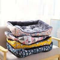 Cozy Plush Pet Dog Bed Sofa Mat Non Slip Cushion All Sizes