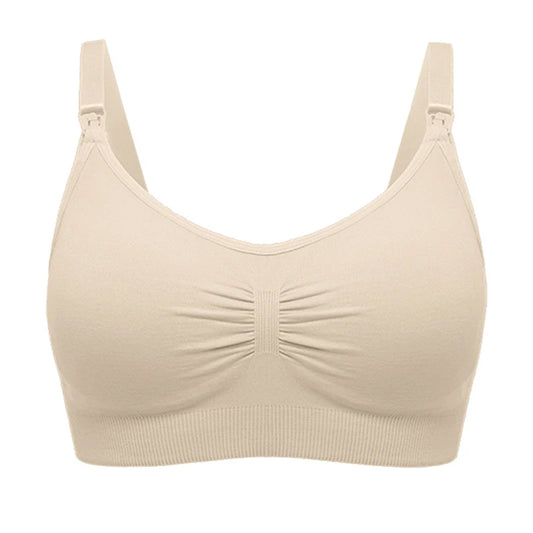 Plus Size Nursing Bra Breathable Seamless For Breastfeeding