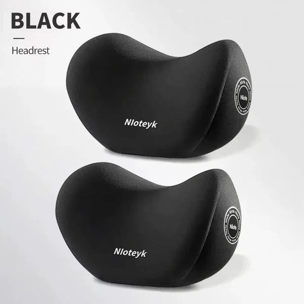 Memory Foam Car Neck Cushion & Lumbar Support Pillow – Universal Car Seat Comfort Accessories
