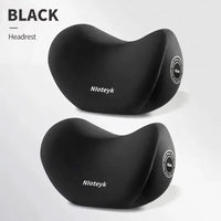 Memory Foam Car Neck Cushion & Lumbar Support Pillow – Universal Car Seat Comfort Accessories