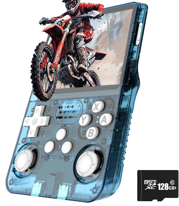 R36S Retro Handheld Console IPS ArkOS Two Zero 64GB 128GB