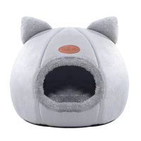 Cozy Cat & Small Dog Bed – Deep Sleep Winter Cave Tent | Soft Indoor Pet House Nest for Cats & Puppies