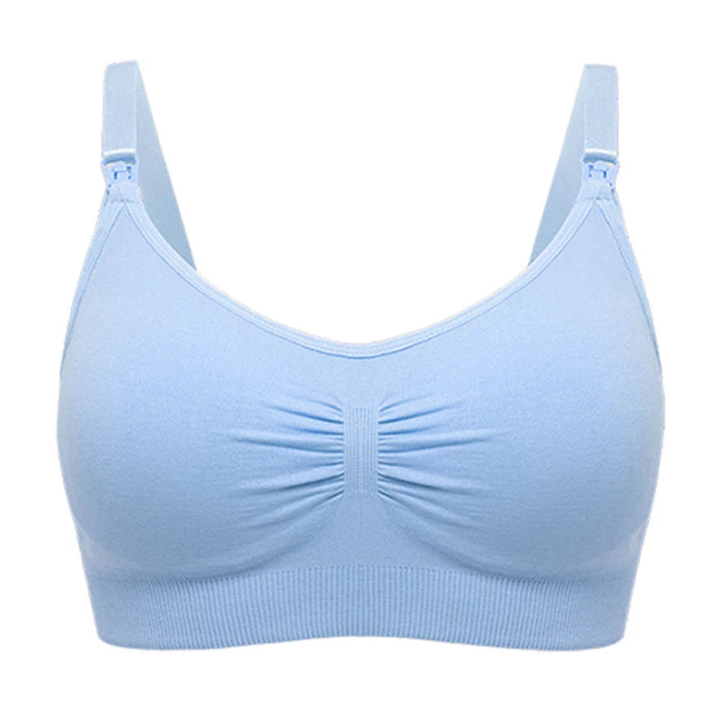 Plus Size Nursing Bra Breathable Seamless For Breastfeeding