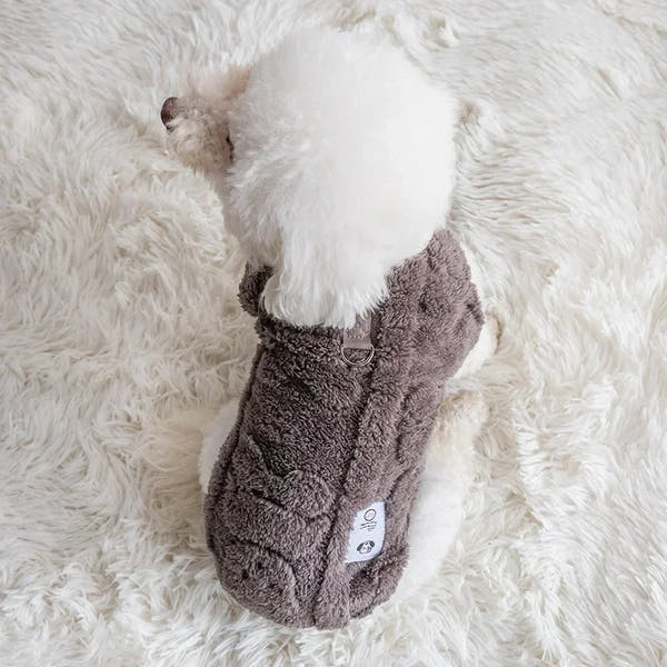 Soft Fleece Dog Sweater – Winter Warmth for Small Pets