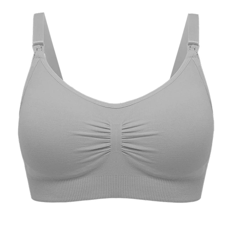 Plus Size Nursing Bra Breathable Seamless For Breastfeeding