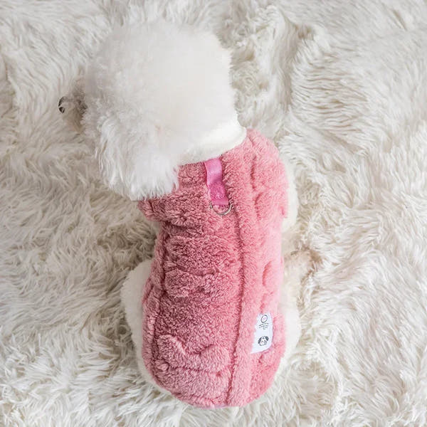 Soft Fleece Dog Sweater – Winter Warmth for Small Pets