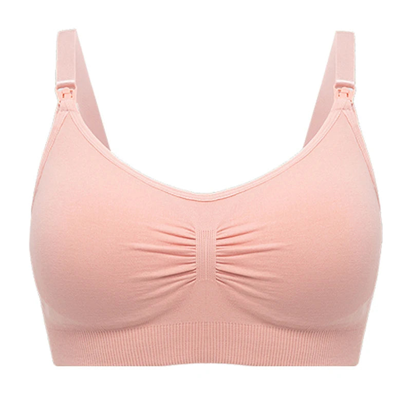 Plus Size Nursing Bra Breathable Seamless For Breastfeeding