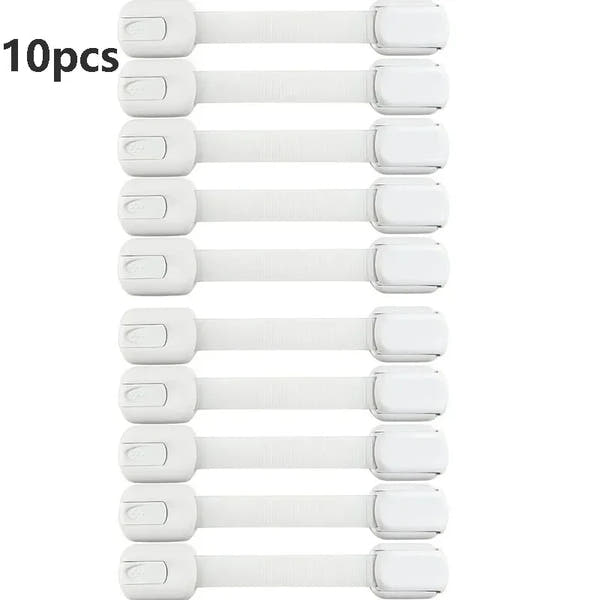 Baby Safety Lock Kit Cabinet Drawer Latches With Adhesive