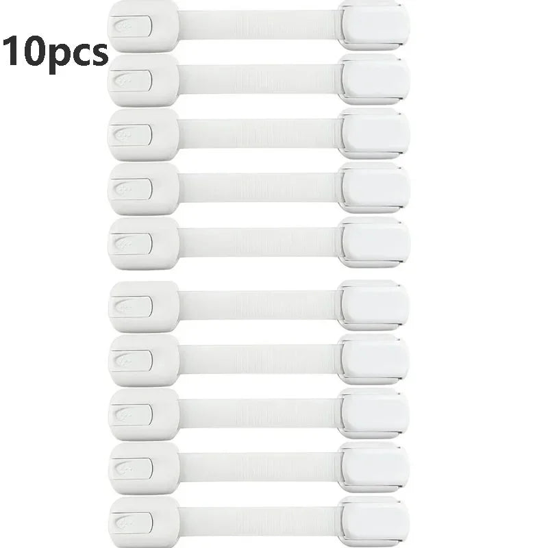 Baby Safety Lock Kit Cabinet Drawer Latches With Adhesive