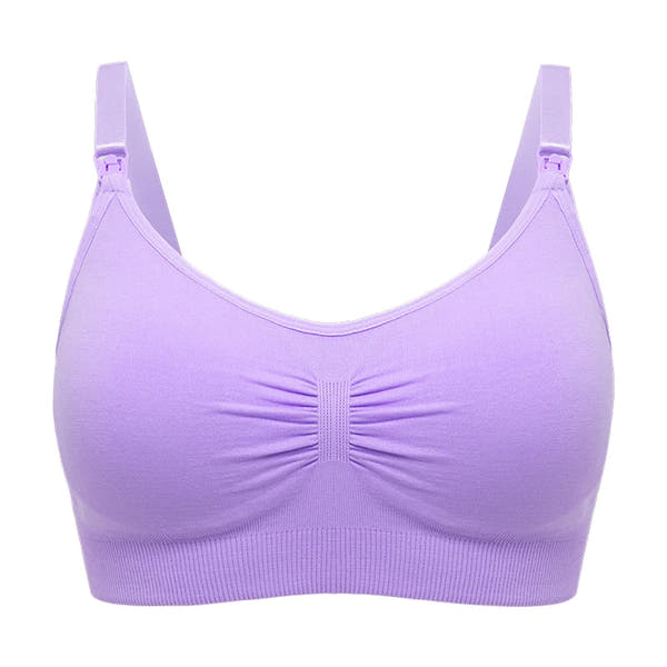 Plus Size Nursing Bra Breathable Seamless For Breastfeeding