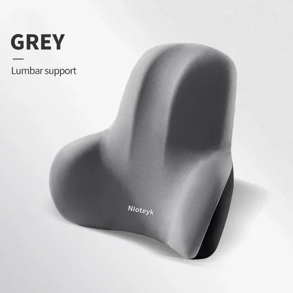 Memory Foam Car Neck Cushion & Lumbar Support Pillow – Universal Car Seat Comfort Accessories