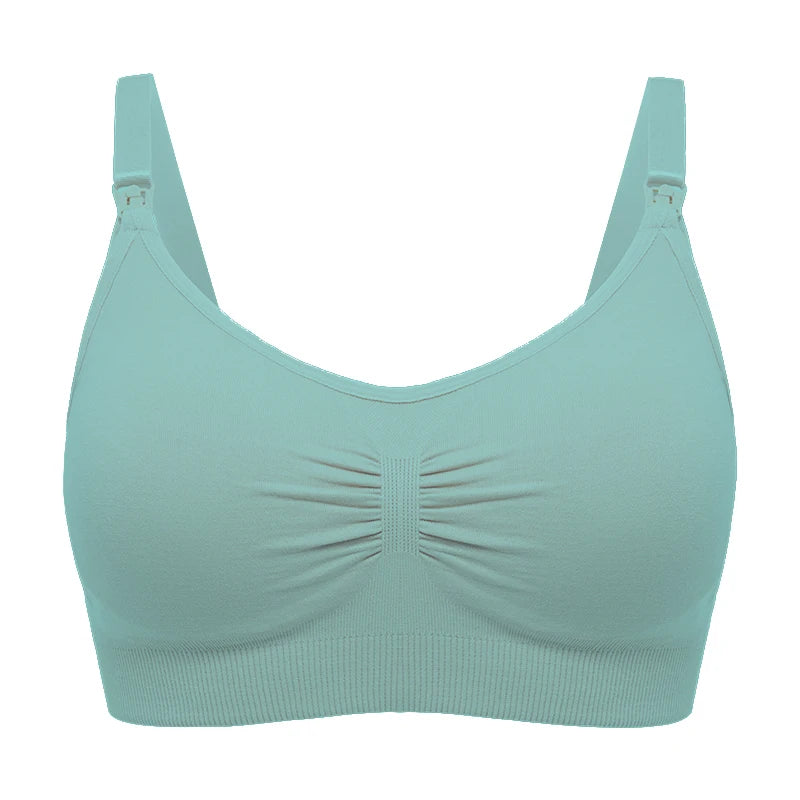 Plus Size Nursing Bra Breathable Seamless For Breastfeeding