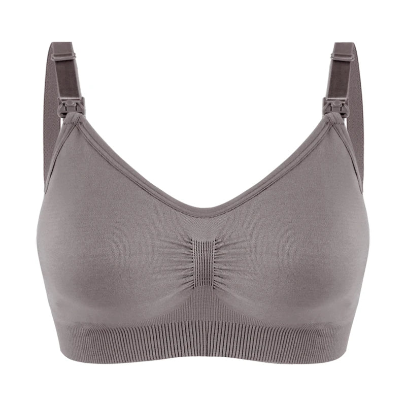 Plus Size Nursing Bra Breathable Seamless For Breastfeeding