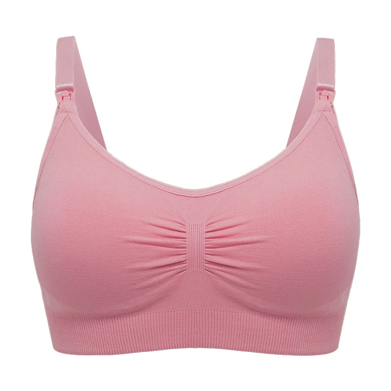 Plus Size Nursing Bra Breathable Seamless For Breastfeeding