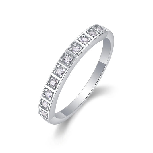 10 Pcs Small Moissanite Wedding Engagement Ring – S925 Silver Women’s Jewelry