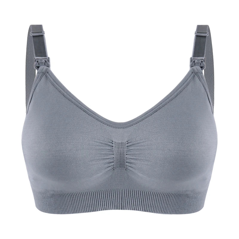 Plus Size Nursing Bra Breathable Seamless For Breastfeeding
