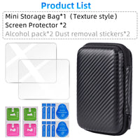 Tempered Glass Screen Protector And EVA Carry Case For R36S