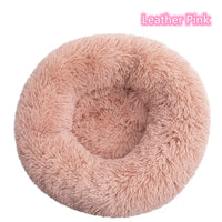 Super Soft Plush Donut Cat Bed Washable Calming Pet Bed
